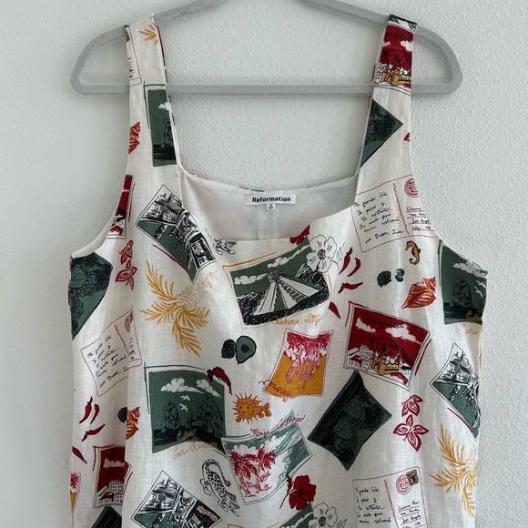 Reformation Cami Linen Dress - Picture 4 of 6